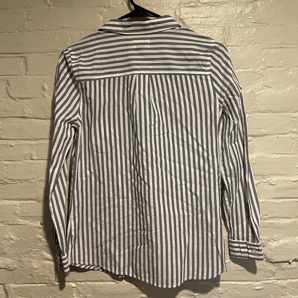 Striped button down top - Picture 2 of 4